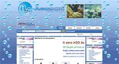 Desktop Screenshot of h2oacquari.it